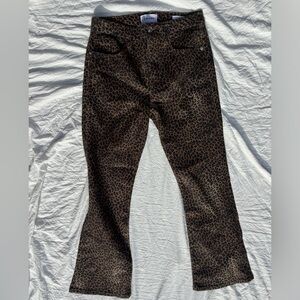 Frame Denim Leopard Print Pants